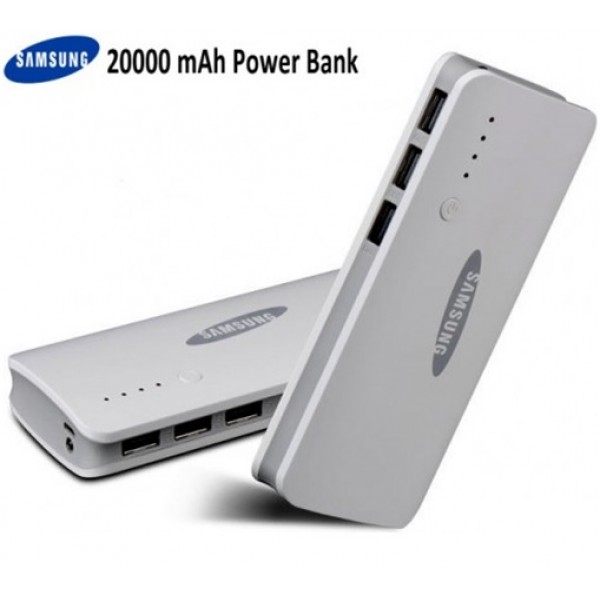 Buy Samsung Power Bank 20000mAh With 3 USB Port Super Backup online in